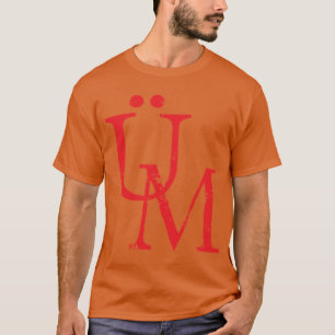 Camiseta U M Ubermensch Superhumano OvermanAcronym Nietzsch