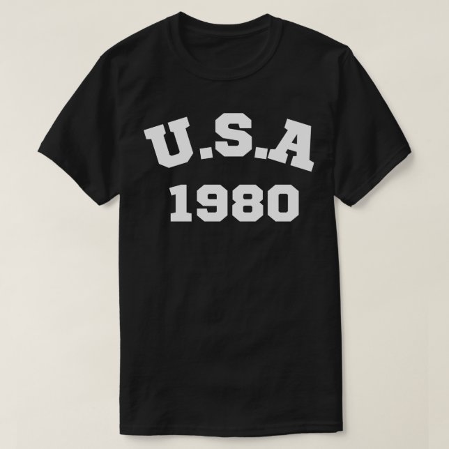CAMISETA U.S.A 1980 (Frente do Design)
