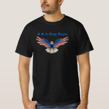 U S A Flag Eagle Bird Flying Art Impressão