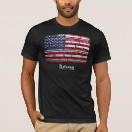 Camiseta U.S.A. Flag Veteran