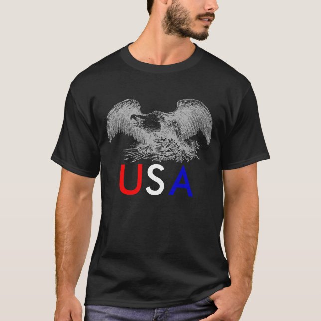 Camiseta U.S.A. - Guerra Eagle (Frente)