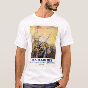 Camiseta U.S. Fuzileiros navais - primeiramente para lutar