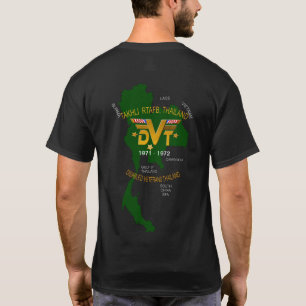 Camiseta U. S. Militar da Tailândia com deficiência de ve
