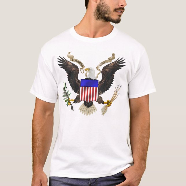 Camiseta U.S. Selo Eagle (Frente)