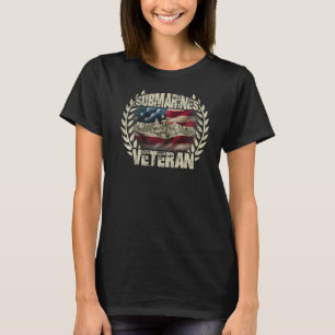 Camiseta U S Submarinos Serviço Veterano Militar Patriótico