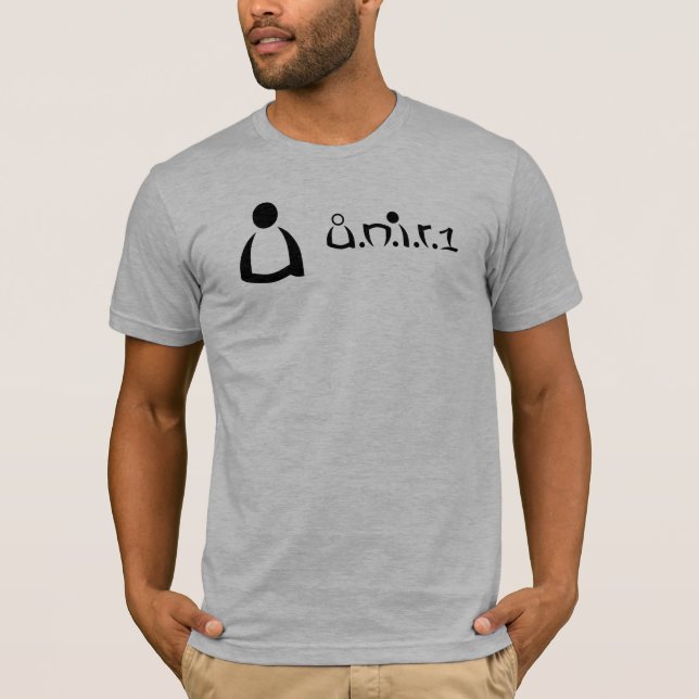 Camiseta u u.n.i.r.1 BlackAndWhiteForTrademark20090820 (Frente)