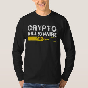 Camiseta UAB KIDKIS Crypto Millionaire Carregando Bitcoi En