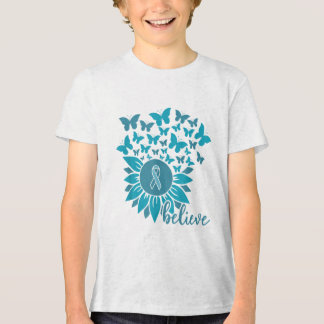 Camiseta Ual Ault Awarness Month Acredita em Sunflower Teal