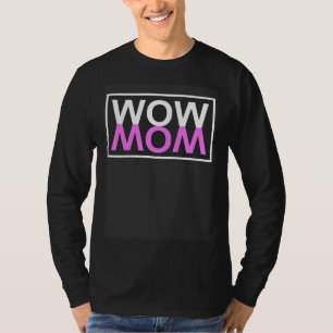 Camiseta Uau Mãe Dia das Mães Inspirador Para Mãe Mulheres