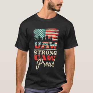 Camiseta UAW Forte Solidariedade UAW Orgulho União UAW Labo