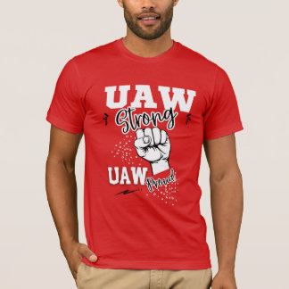Camiseta UAW Strike United Auto Worker Union UAW Strong Red