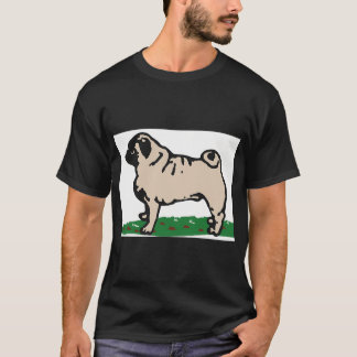 Camiseta Ube o Cartoon Pug