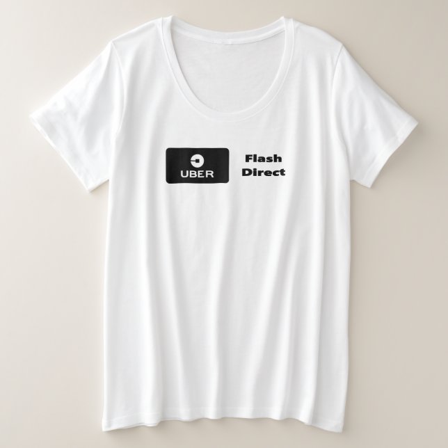 Camiseta Uber Flash e Direct (Frente do Design)