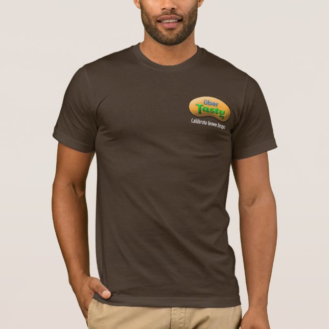 Camiseta über saboroso - design crescido Califórnia (Frente)