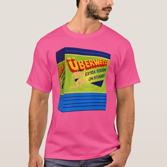 Camiseta Uberweiss Laundry Detergent retro (Frente)