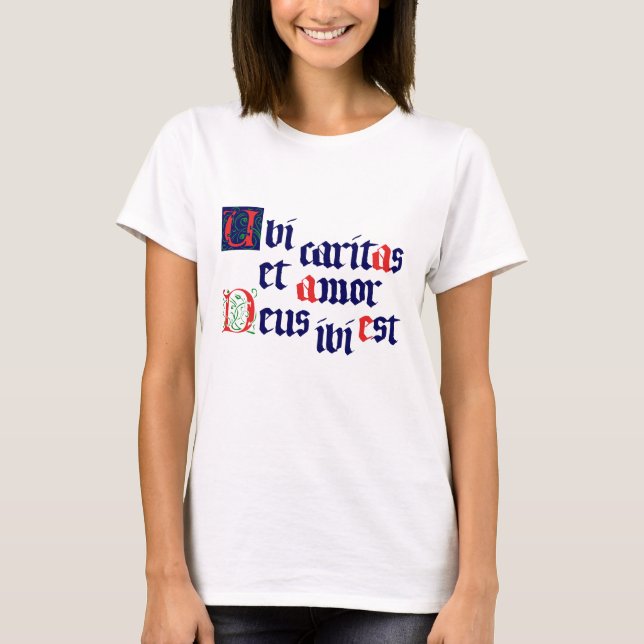 Camiseta Ubi Caritas (Frente)