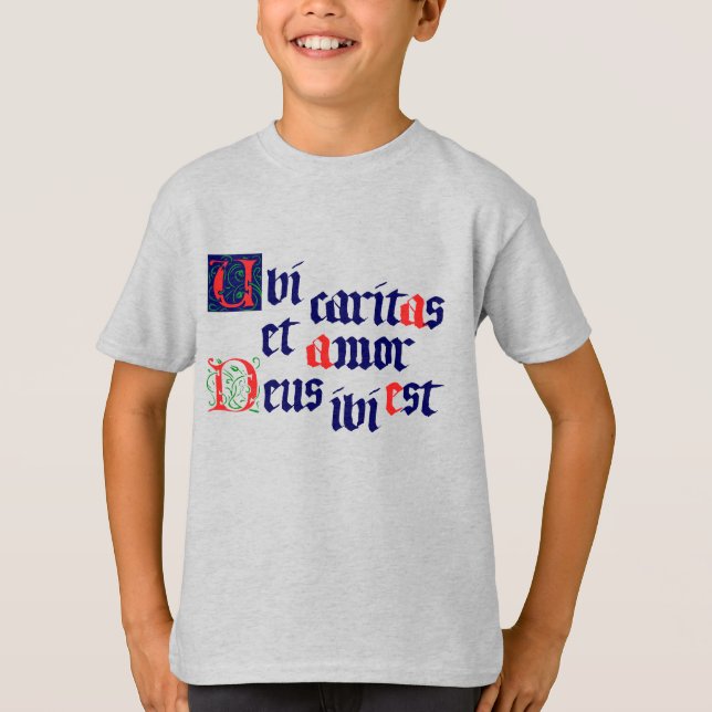Camiseta Ubi Caritas (Frente)