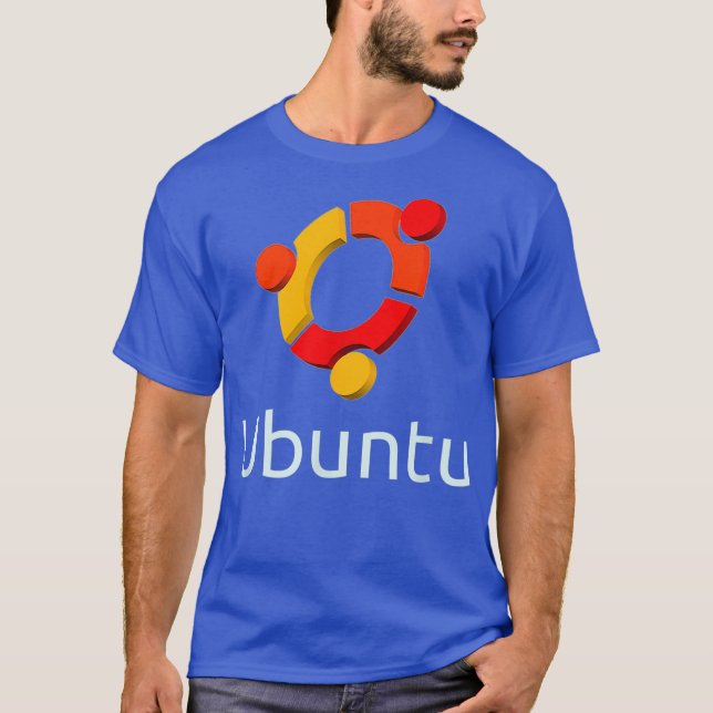 Camiseta Ubuntu Os  Linu Tu Penguin Tee (Frente)
