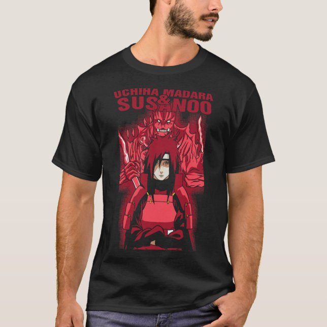 CAMISETA UCHIHA MADARA SUSANO (Frente)