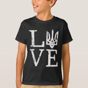 Camiseta Ucrânia Amor Ucraniano Zelensky Tryzub Militar Tr