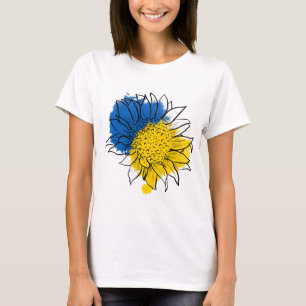 Camiseta Ucrânia apoia Sunflower