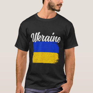 Camiseta Ucrânia Apoio à Bandeira da Ucrânia Liberdade Soli