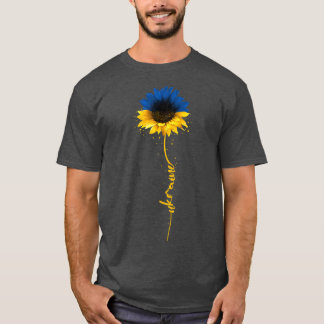 Camiseta Ucrânia: Bandeira De Girassol Na Ucrânia