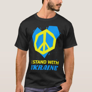 Camiseta Ucrânia Bandeira Ucraniana Paz Eu Apoio A Ucrânia