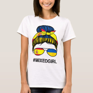 Camiseta Ucrânia Espanha Bandeira Ucraniana Espanhola Coque