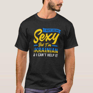 Camiseta Ucrânia Humor Para Homens Engraçado Ucraniano