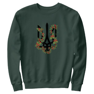 Camiseta UCRÂNIA. Tridente. Brasão de Armas Ucraniano.