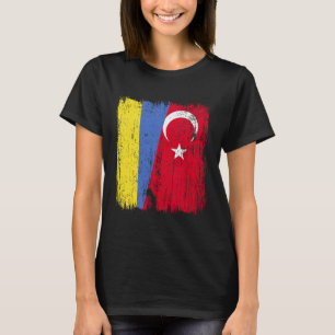 Camiseta Ucrânia Turquia Meia Bandeira Turquia Ucraniano Tu
