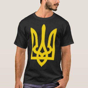 Camiseta Ucrânia Zelensky Tridente Ucraniano Brasão De Arma