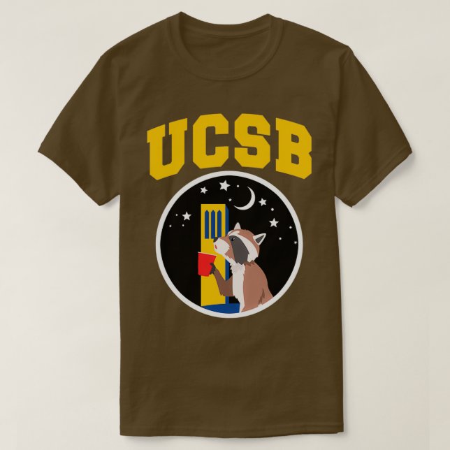 Camiseta UCSB RaccoonTSiirt (Frente do Design)
