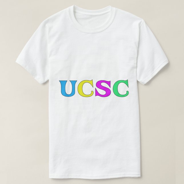 Camiseta ucsc - papai noel cruz (Frente do Design)