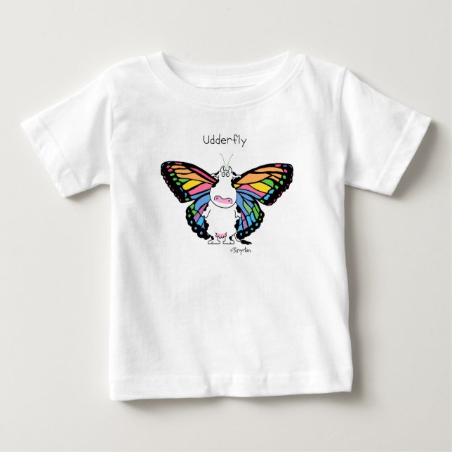 Camiseta UDDERFLY por Sandra Boynton (Frente)