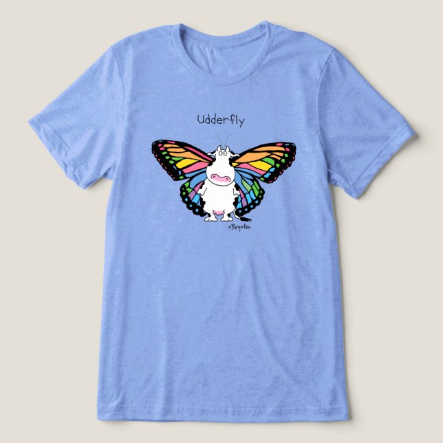 Camiseta UDDERFLY por Sandra Boynton (Design frontal)