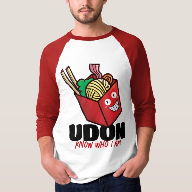 Camiseta Udon personalizável sabe quem eu sou (Frente)