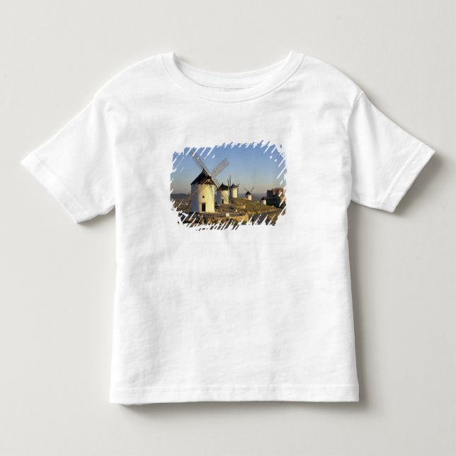 Camiseta UE, Espanha, La Mancha, Consuegra. Moinhos de vent (Frente)