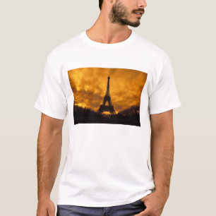 Camiseta UE, França, Paris. Torre Eiffel.