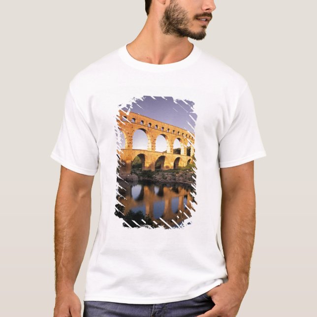Camiseta UE, França, Provença, Gard, Pont du Gard. (Frente)