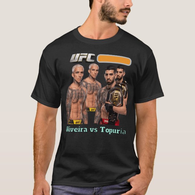 Camiseta UFC 317, Oliveria vs Topuria (Frente)