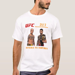 Camiseta UFC 317, Oliveria vs Topuria