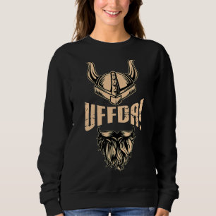 Camiseta Uff Da American Norueguês Cotação Raiz Viking Helm