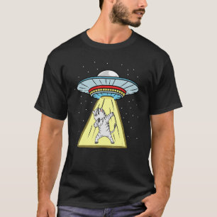Camiseta Ufo Abdução Dabbing Zebra African Animal