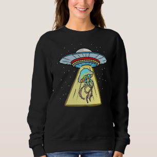 Camiseta Ufo Abdução De Água-Viva Animal 1
