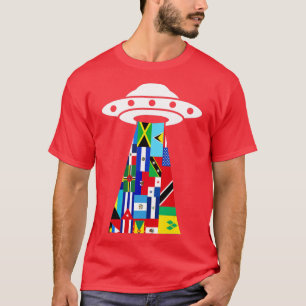 Camiseta Ufo Abdução do Patrimônio Hispânico Mês Latim
