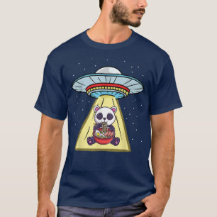 Camiseta Ufo Abdução Panda Ramen Noodles