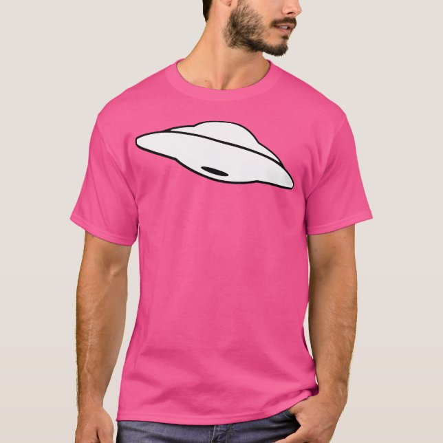 Camiseta Ufo Alienígena Voando Saucer (Frente)