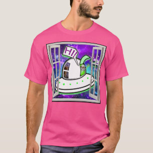 Camiseta Ufo Através Da Minha Janela